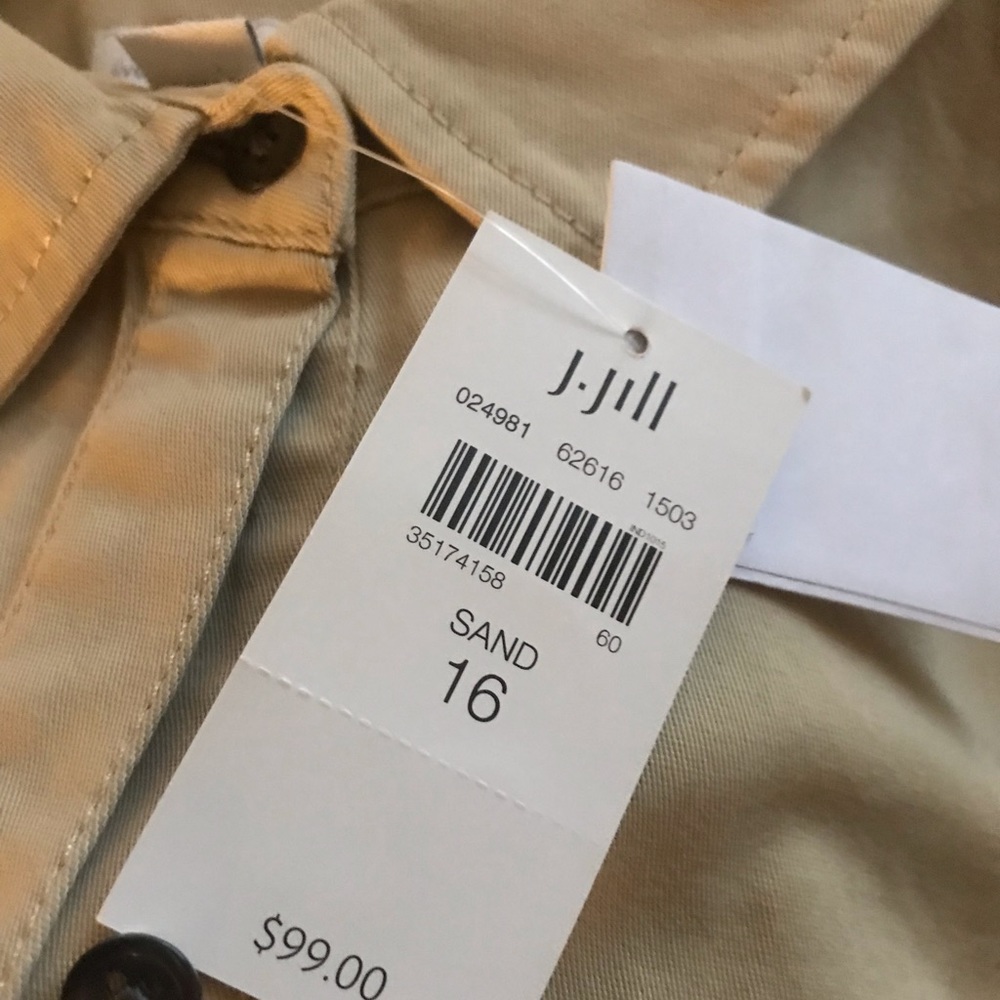 J Jill shirt dress khaki